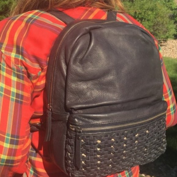 Latico, NEW WITH TAGS, Beautiful Leather Backpack, Black main image 6